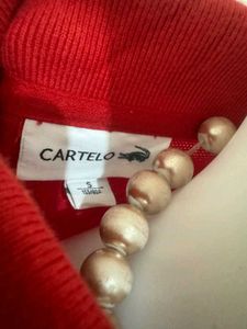 Cartelo Red Skater Polo Dress