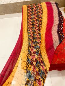Vibrant Printed Kurta Set with Dupatta