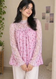 COQUETTE PINK BALLON TOP🎀
