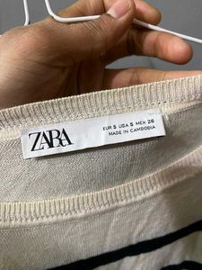 Zara Striped Knit Sweater