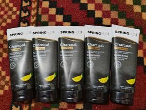 pack of 5, Charcoal Face Wash