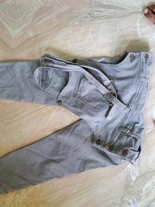 A Grey Dungarees