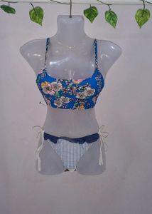 Beautiful Navy Blue Sexy Back Bikini 👙