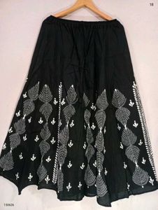 Hand Kantha Embroidered Ethnic Skirt
