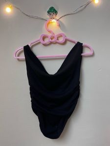 Chic Black One-Piece Swimsuit