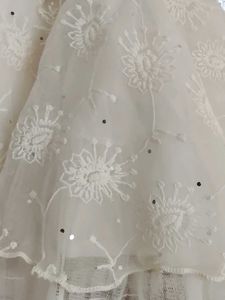 Elegant White Party Dress for Girls