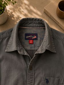 us polo assn grey shirt
