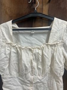off white casul cotton top