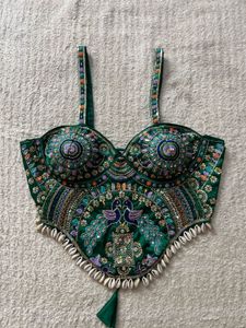 Navratri Peacock Blouse