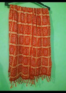 Elegant White &amp; Red Kurta Set