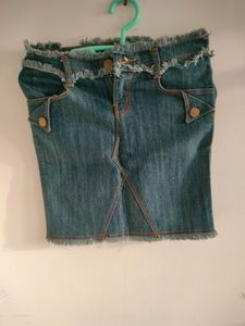 Denim Blue Skirt Size 30