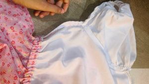 Pink Floral y2k  Babydoll Dress / to