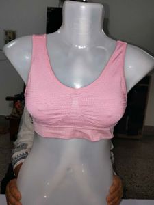 George Original Pink Seamless Wireless Sports Bra