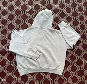 Oversized/ Boxy fit Grey Hooded Sweatshirt heavy q