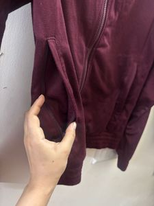 Reebok Burgundy Track Jacket