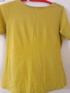 Yellow Polka Dot T-Shirt