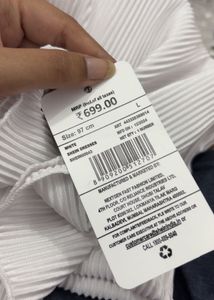 Striped Cropped Button-Up Shirt