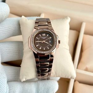 Rose Gold Diamond Bezel Watch