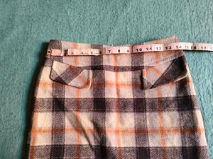 Vintage Plaid Mini Skirt