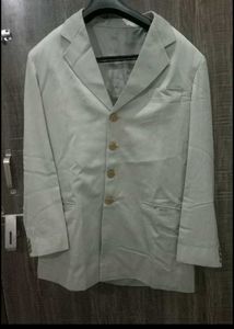 Classic Light Grey Blazer Suit