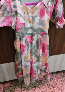 Floral Print Midi Dress
