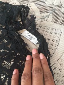 Elegant Black Lace Dress