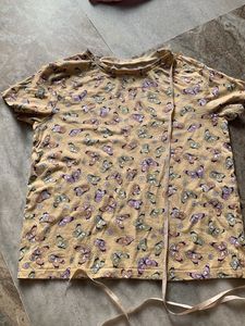 Cute Butterfly Print T-Shirt