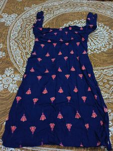 Blue printed Kurta