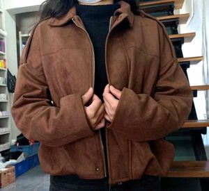 suede brown savana Jacket