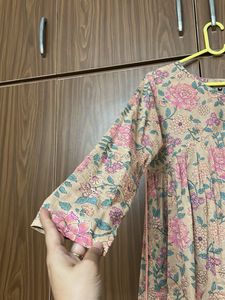 Floral Print Kurta