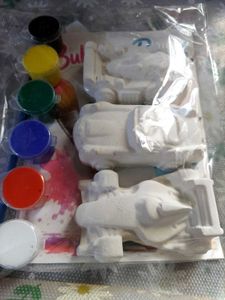 DIY Paintable Figurines Set