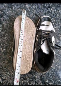Men's White &amp; Black Sneakers