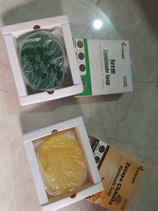2 Handmade Soaps - Neem & Tataya Chata