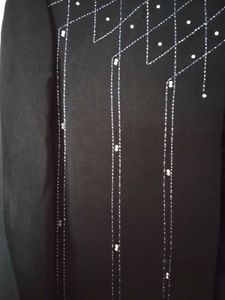 Embellished Navy blue blazer