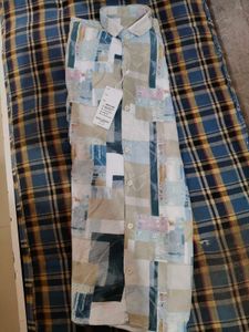 Men's Abstract Print Short Sleeve Shirt