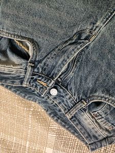 Stylish Wide Leg Blue Jeans for Women