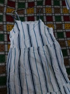 Striped Tiered Maxi Dress