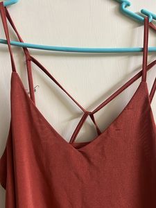 Red Spaghetti Strap Top