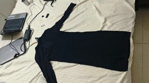 Bebe Black Studded Bodycon Dress