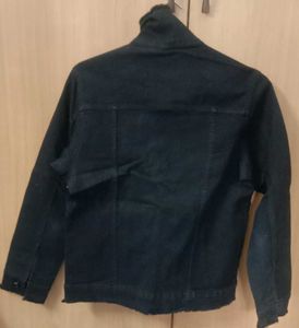 girls or boys Black Denim Jacket