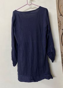 Navy Blue Baggy Top