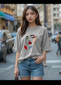 Artistic Face Graphic Tee