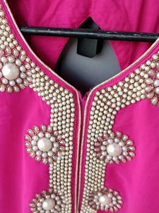Beautiful Pink Embellished Kurta