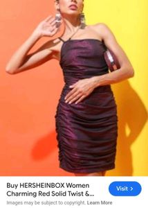 Glitter Megenta Dress