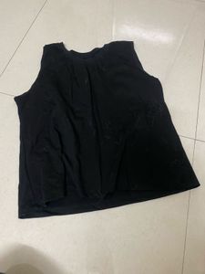 Black Sleeveless Top