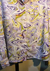 RARE Swirl Print Button-Up Shirt