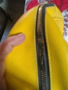 Bright Yellow Backpack