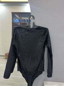 Black Bodysuit Top