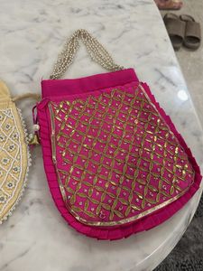 COMBO Embellished Potli Bags-2