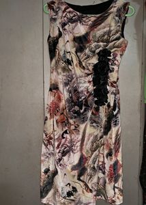 Multi Velvet Body con Dress